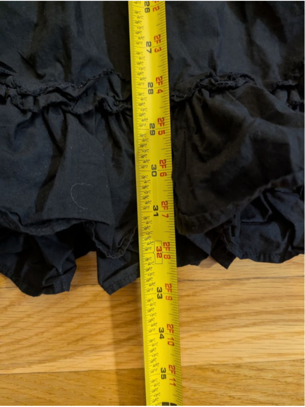 House of Harlow 1960 Black Ruffle V Neck Dress Medium - Picture 9 of 10
